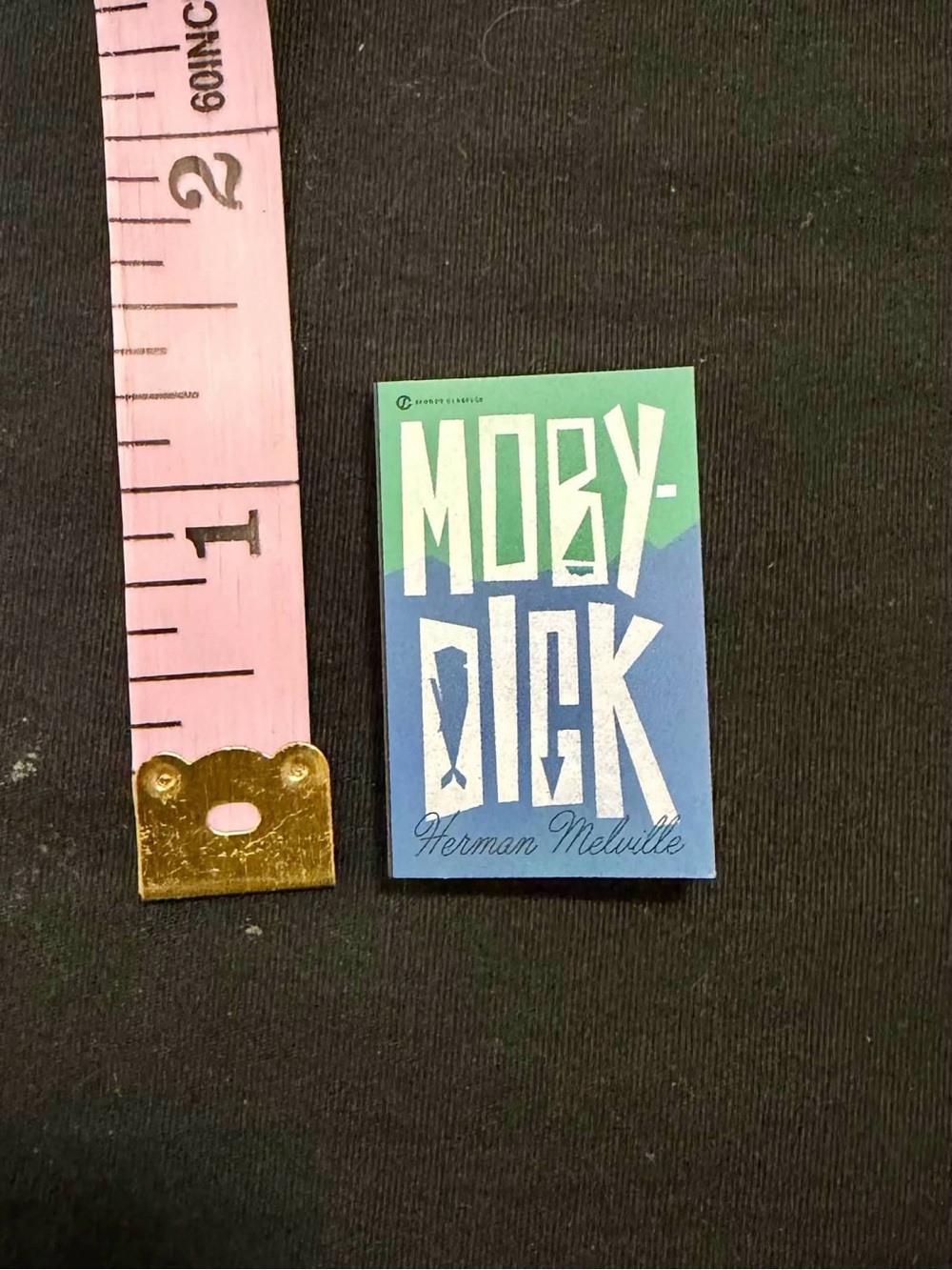 Mini Brands Books Moby Dick Herman Melville Miniature Classic Book